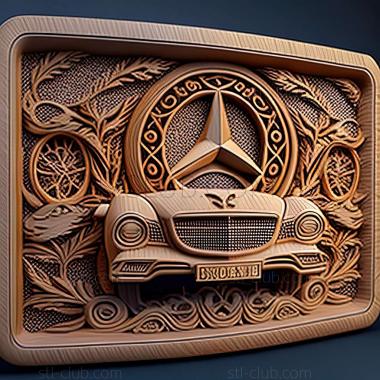 3D мадэль Mercedes Benz E (STL)